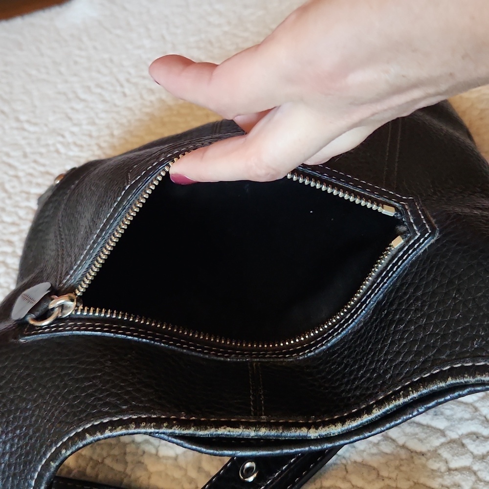 Vintage Y2K Coach Penelope Hippie Pebbled Leather Crossbody Bag - Picture 8 of 12